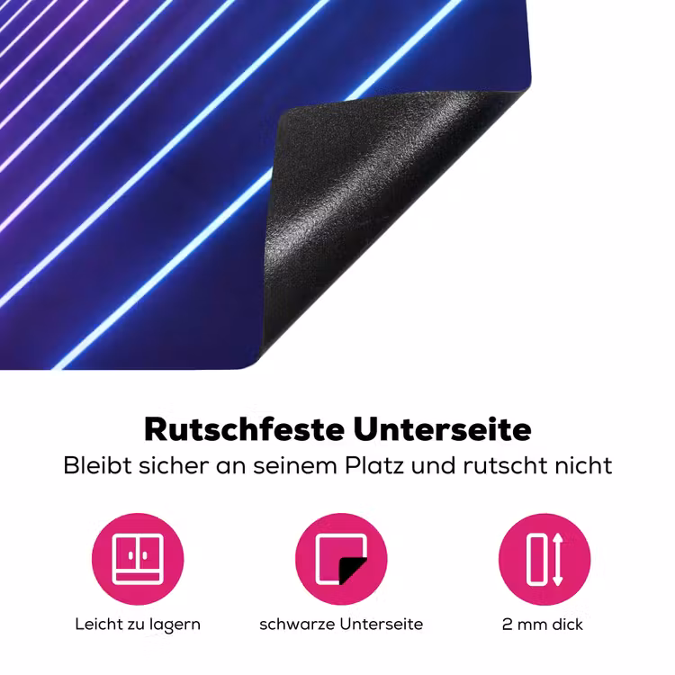 Driedimensionaal - Tunnel - Ruimte Inductie beschermer vinyl 3mm klein -zzzzzzz-lf-onderkant