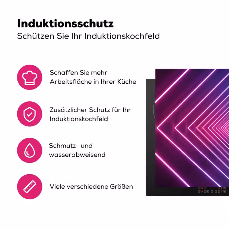 Driedimensionaal - Tunnel - Ruimte Inductie beschermer vinyl 3mm klein -zzzzzzz-lf-ups