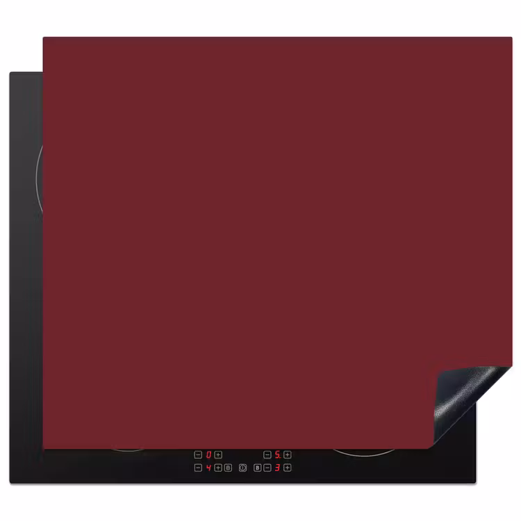 Dark - Garnet - Rood Inductie beschermer vinyl 3mm middel 274 -3d