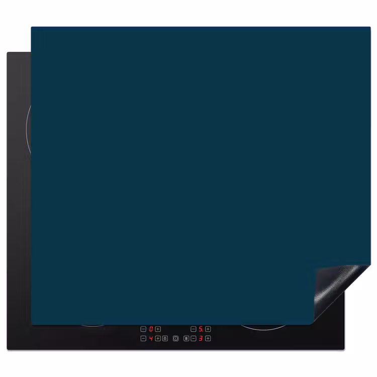 Dark - Indigo - Blauw Inductie beschermer vinyl 3mm middel 274 -3d