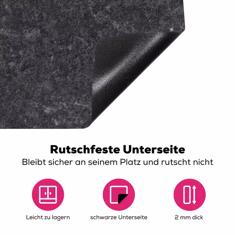 Nachtelijke Betonlandschap Inductie beschermer vinyl 3mm klein -zzzzzzz-lf-onderkant