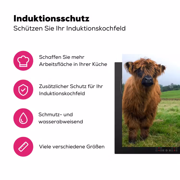 Duo van de Weide Inductie beschermer vinyl 3mm klein -zzzzzzz-lf-ups