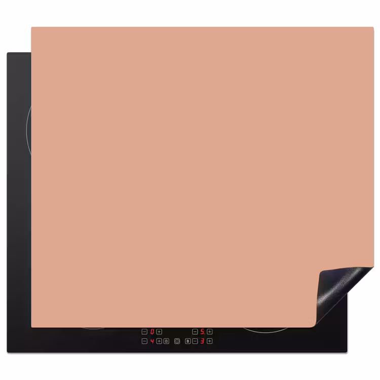 Dusty - Rose - Roze Inductie beschermer vinyl 3mm middel 274 -3d