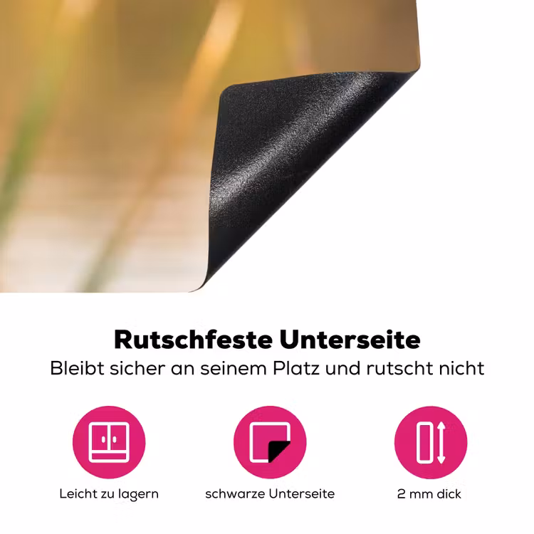 IJsvogel - Tak - Water - Kleurrijk - Levendig Inductie beschermer vinyl 3mm klein -zzzzzzz-lf-onderkant