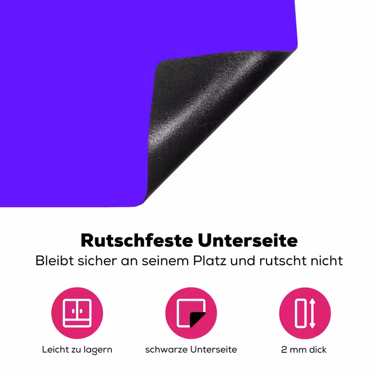 Electric - Indigo - Paars Inductie beschermer vinyl 3mm middel 274 -zzzzzzz-lf-onderkant