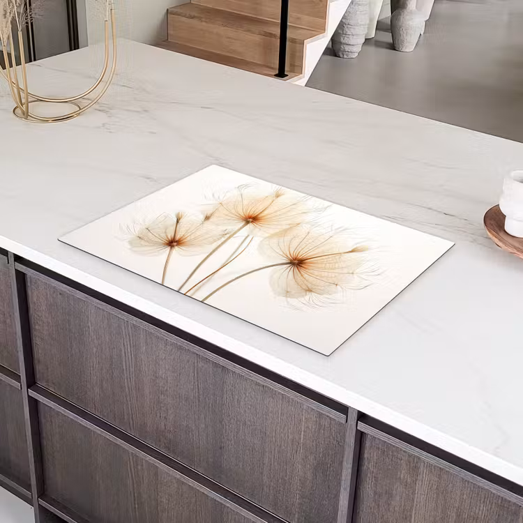 Elegantie in Transparantie Inductie beschermer vinyl 3mm klein -sfeer8