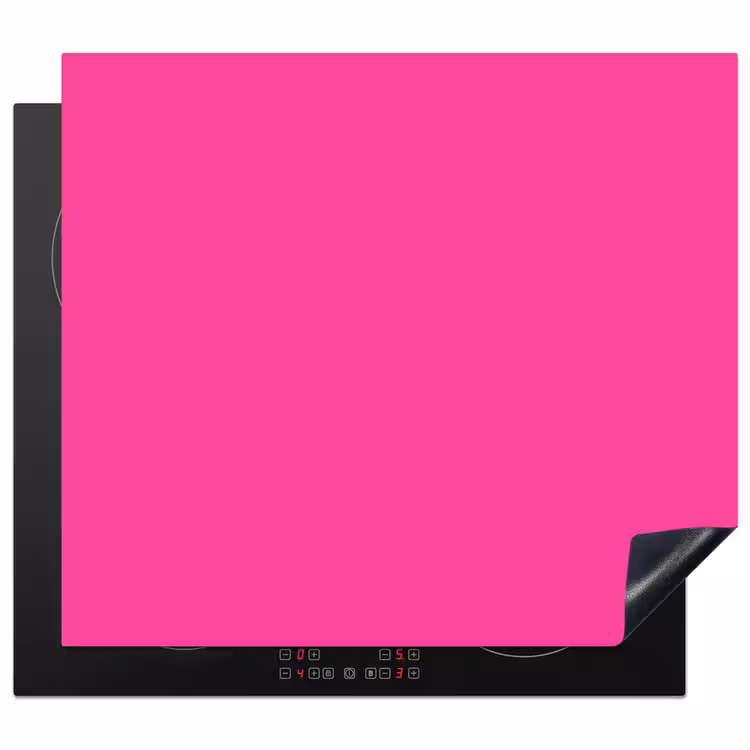 Electric - Magenta - Roze Inductie beschermer vinyl 3mm middel 274 -3d