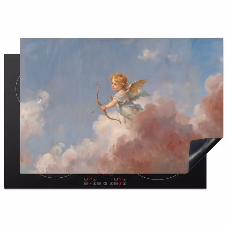 Engel - Pijl en boog - Mythologie - Klassiek Inductie beschermer vinyl 3mm klein -3d