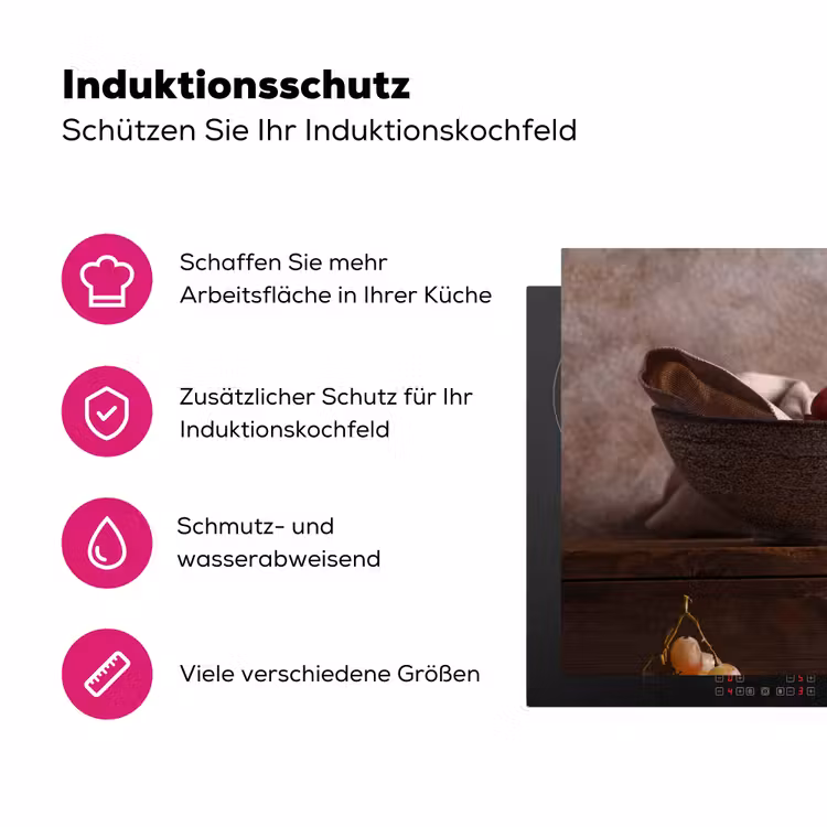 Oogst van Zoetheid Inductie beschermer vinyl 3mm klein -zzzzzzz-lf-ups