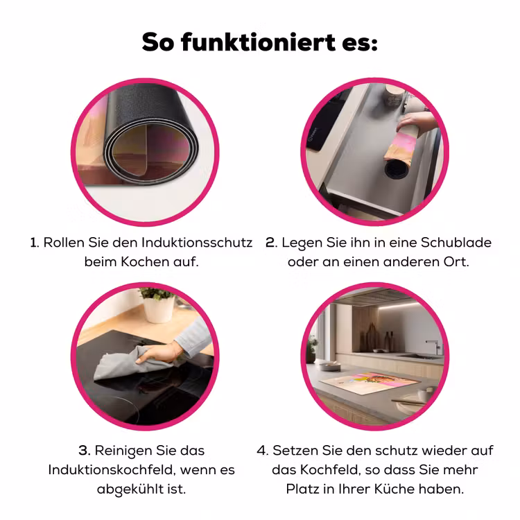 Eten - Brood - Olijfolie - Abstract - Keuken Inductie beschermer vinyl 3mm middel -zzzzzzz-lf-werking