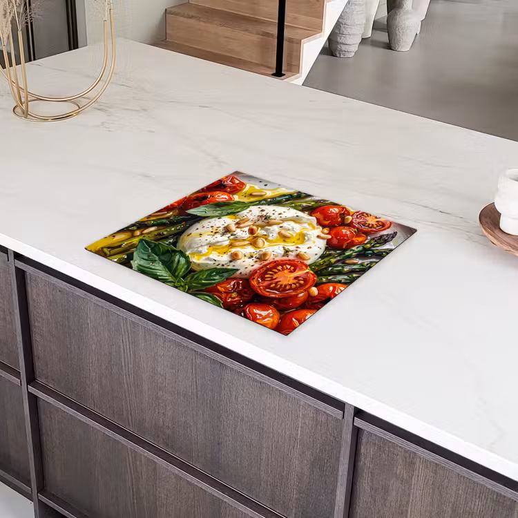 Eten - Groenten - Kaas - Modern - Vers Inductie beschermer vinyl 3mm middel -sfeer8