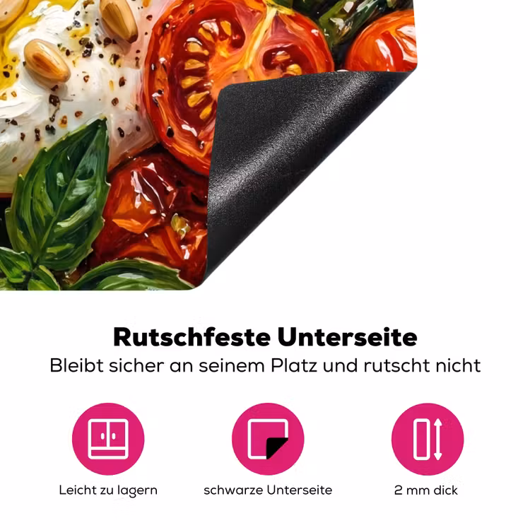 Eten - Groenten - Kaas - Modern - Vers Inductie beschermer vinyl 3mm middel -zzzzzzz-lf-onderkant