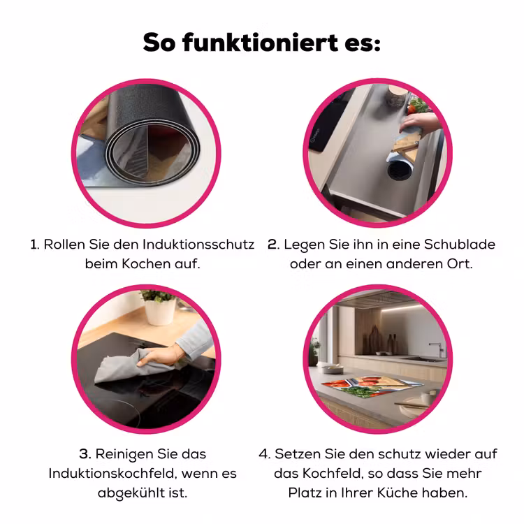 Eten - Keuken - Ingrediënten - Stillleven - Rood Inductie beschermer vinyl 3mm middel -zzzzzzz-lf-werking