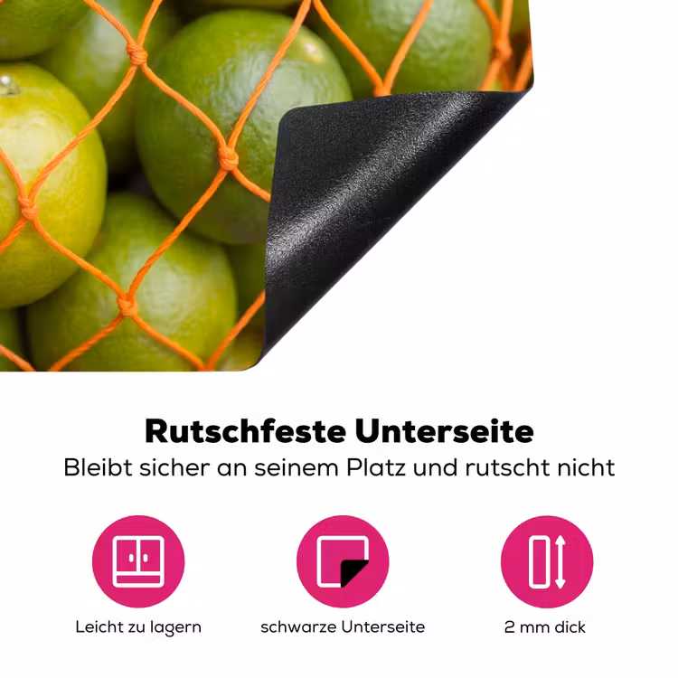 Eten - Net - Groen - Markt Inductie beschermer vinyl 3mm middel -zzzzzzz-lf-onderkant