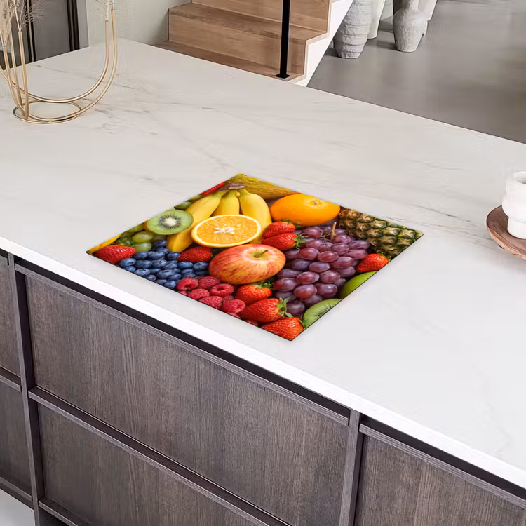 Eten - Fruit - Vers - Kleurrijk - Voeding Inductie beschermer vinyl 3mm middel -sfeer8