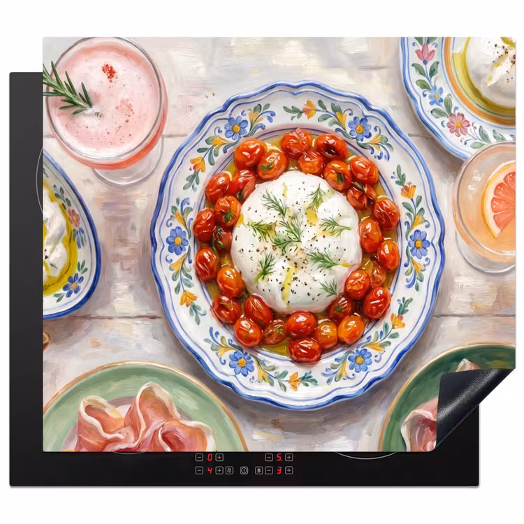 Eten - Tafel - Divers - Modern Inductie beschermer vinyl 3mm middel -3d