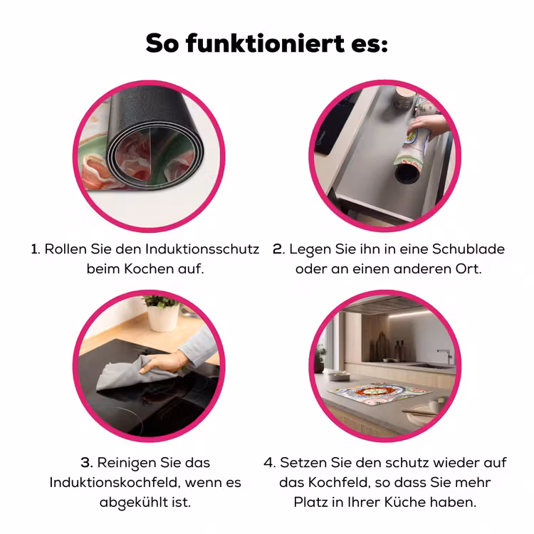 Eten - Tafel - Divers - Modern Inductie beschermer vinyl 3mm middel -zzzzzzz-lf-werking