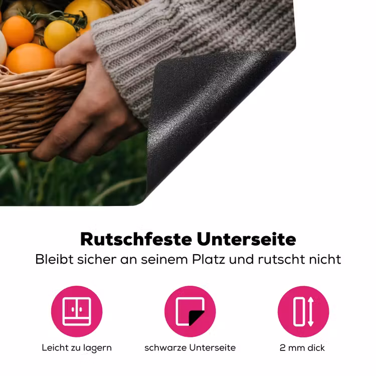 Veld - Groenten - Biologisch - Oogst Inductie beschermer vinyl 3mm klein -zzzzzzz-lf-onderkant