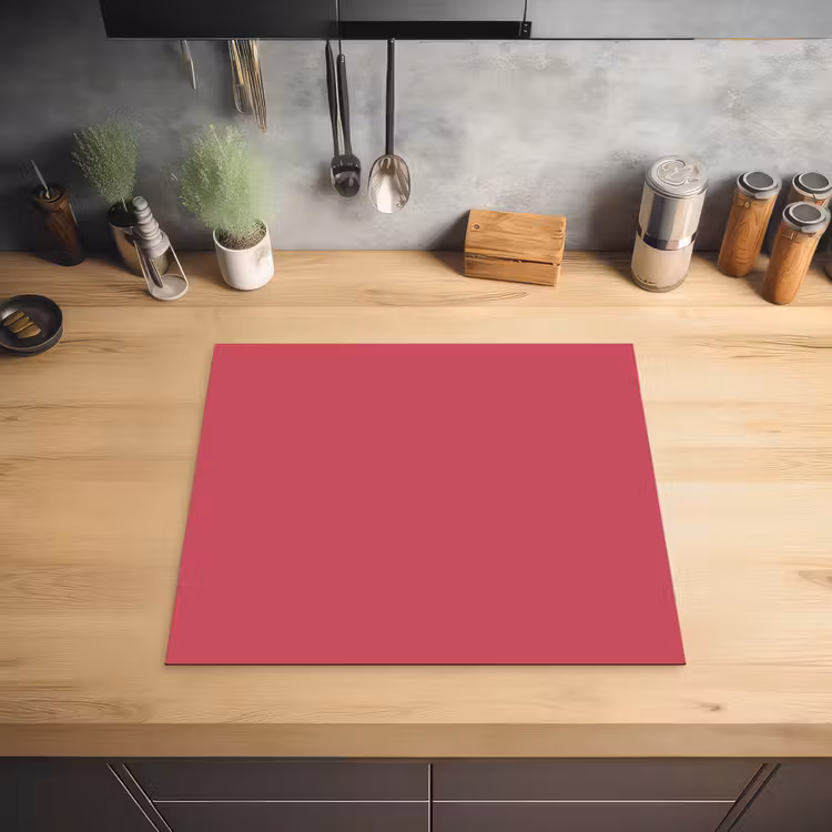 Bold - Berry - Rood Inductie beschermer vinyl 3mm middel 274 -sfeer5