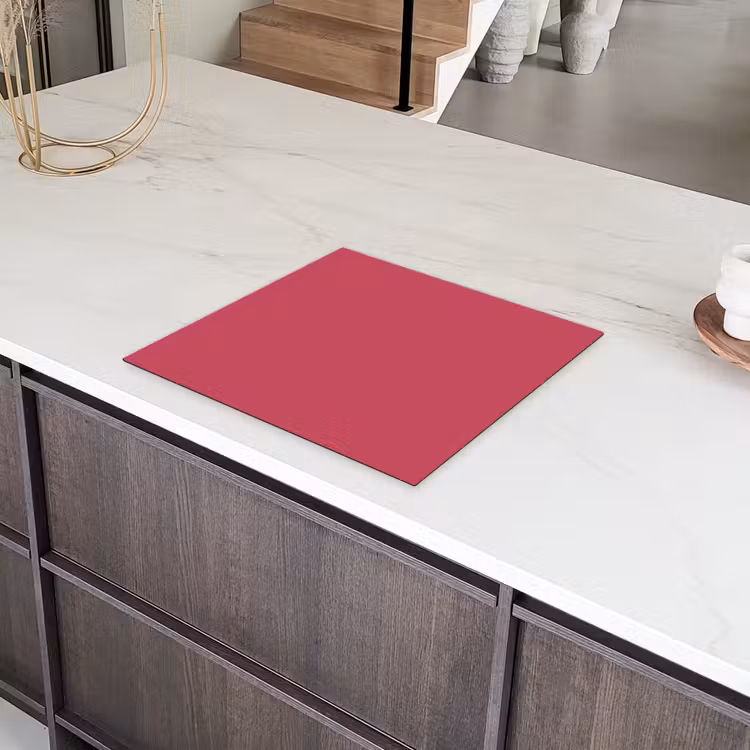 Bold - Berry - Rood Inductie beschermer vinyl 3mm middel 274 -sfeer8