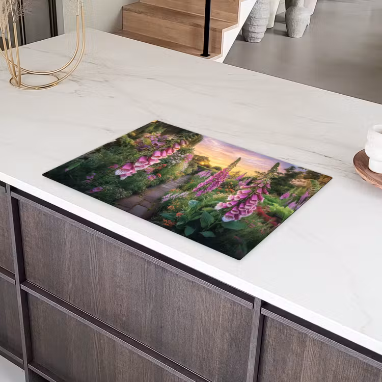 Vingerhoedskruid - Bloemen - Tuin Inductie beschermer vinyl 3mm klein -sfeer8