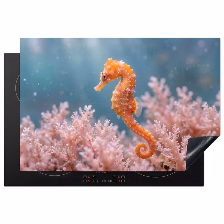Vis - Koraal - Oceaan - Macro - Oranje Inductie beschermer vinyl 3mm klein -3d