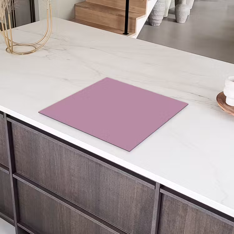 Lilac - Paars - Mauve Inductie beschermer vinyl 3mm middel 274 -sfeer8