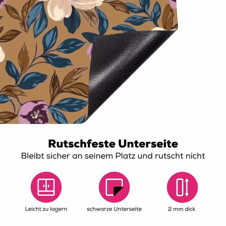 Floraal - Stilleven - Kleurrijk Inductie beschermer vinyl 3mm klein 276 -zzzzzzz-lf-onderkant