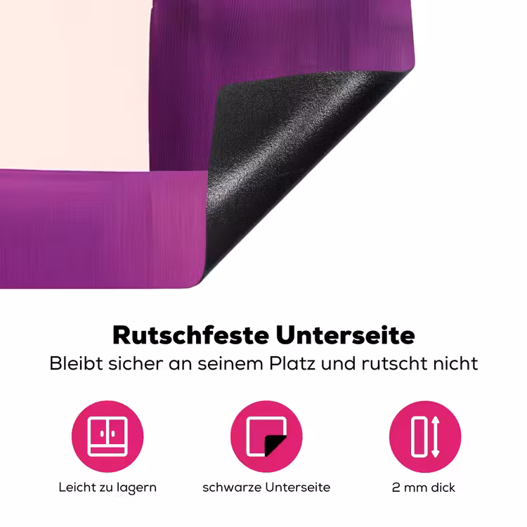 Vlakken - Abstract - Rechthoekig - Oranje Inductie beschermer vinyl 3mm klein -zzzzzzz-lf-onderkant