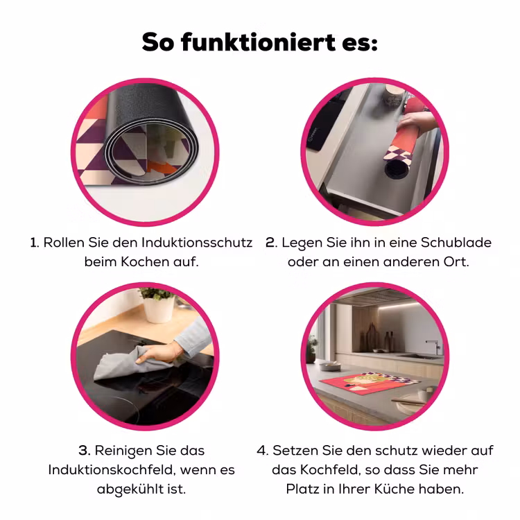 Vrouw - Rust - Interieur - Modern - Kunst Inductie beschermer vinyl 3mm middel -zzzzzzz-lf-werking