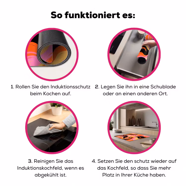Vrouw - Zonnebril - Abstract - Kleurrijk Inductie beschermer vinyl 3mm middel -zzzzzzz-lf-werking