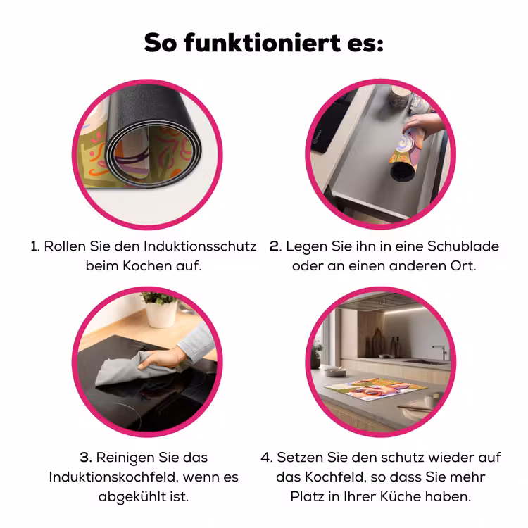 Vrouw - Zonnebril - Portret - Modern - Kleurrijk Inductie beschermer vinyl 3mm middel -zzzzzzz-lf-werking