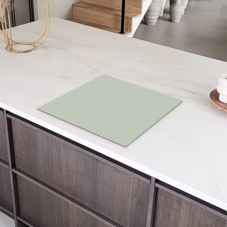 Frosted - Mint - Groen Inductie beschermer vinyl 3mm middel 274 -sfeer8