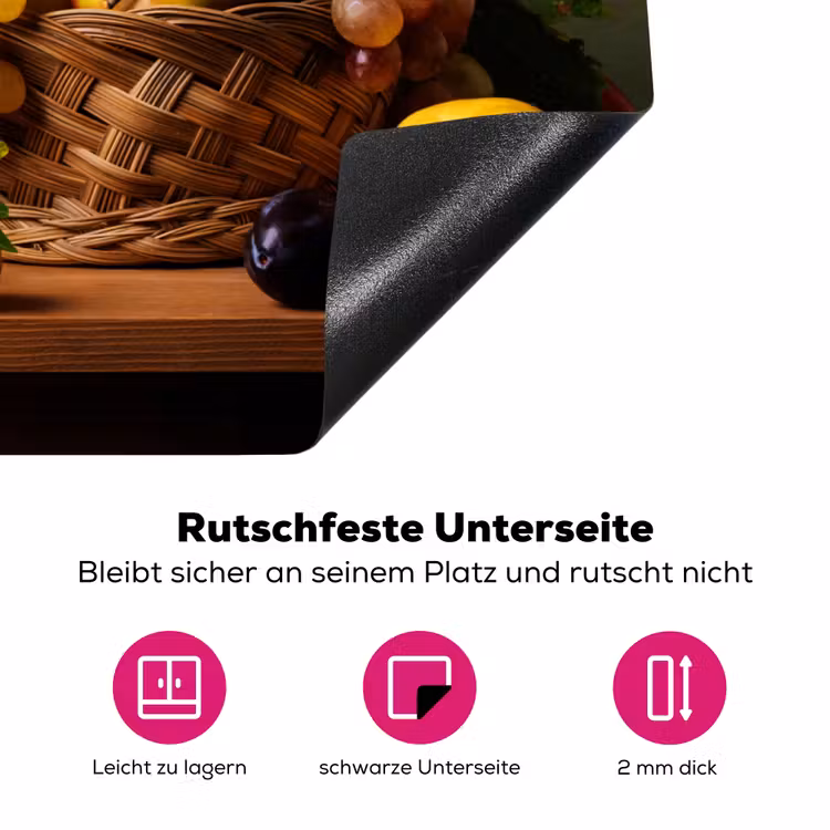Vruchten van de Nazomer Inductie beschermer vinyl 3mm klein -zzzzzzz-lf-onderkant