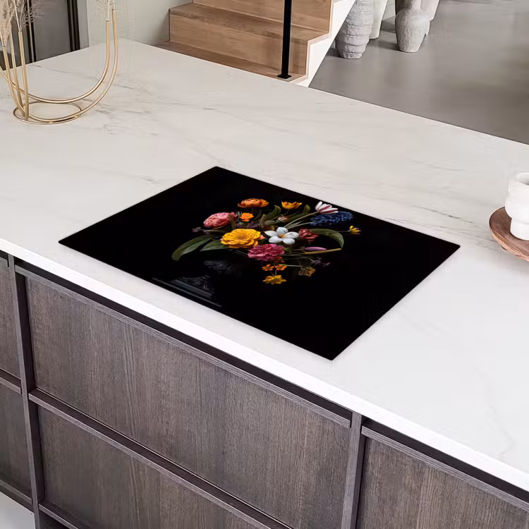Lente - Bloemen - Klassiek - Vaas Inductie beschermer vinyl 3mm klein -sfeer8