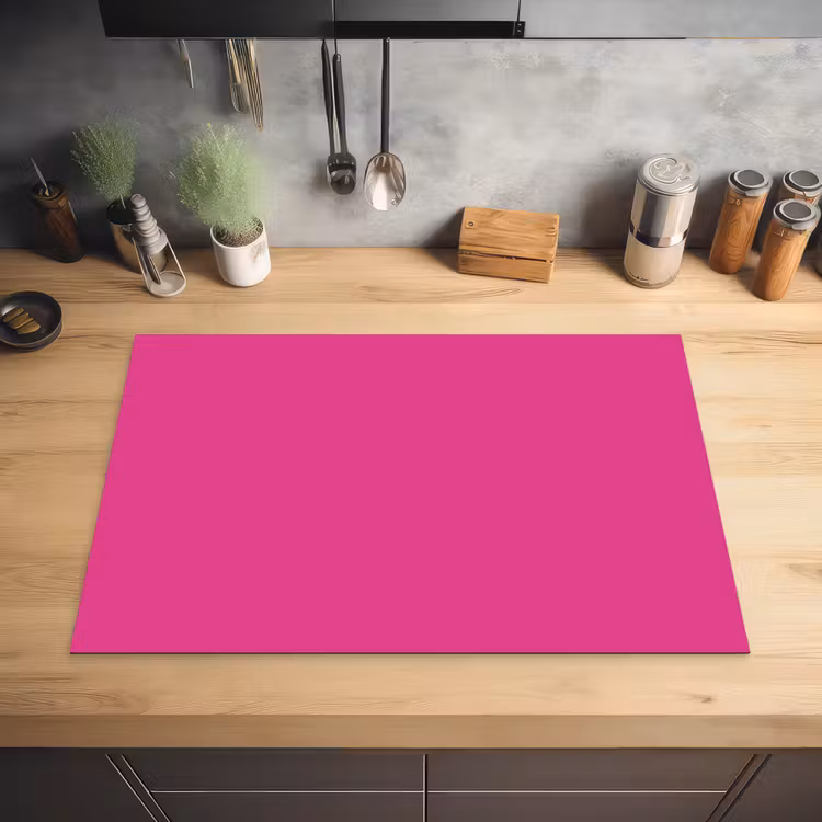 Fuchsia - Neon - Kleuren Inductie beschermer vinyl 3mm klein 276 -sfeer5