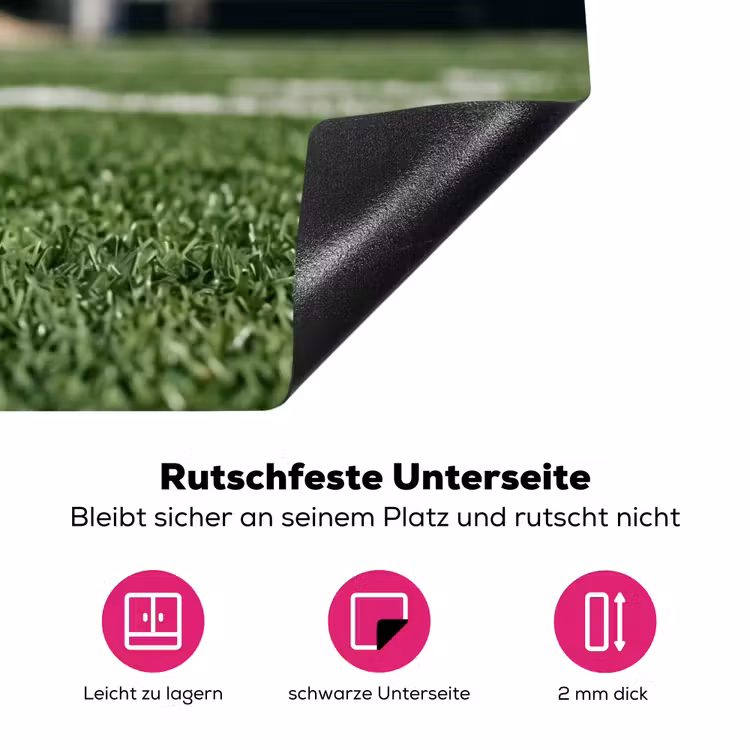 Football - Veld - Stadion - Sport Inductie beschermer vinyl 3mm klein -zzzzzzz-lf-onderkant