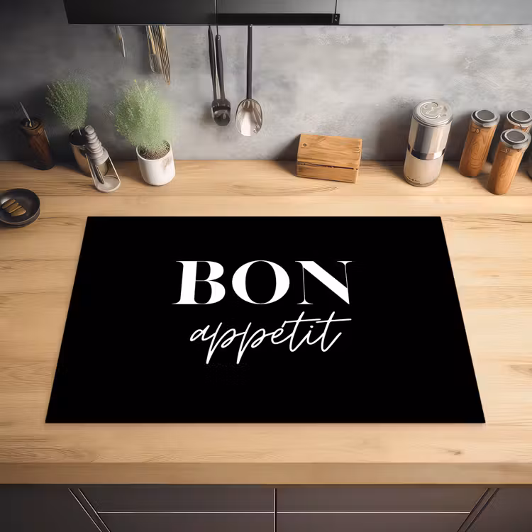 Gastronomische Groet Inductie beschermer vinyl 3mm klein -sfeer5