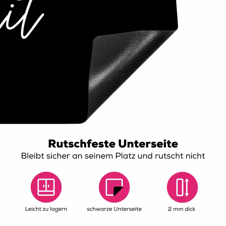 Gastronomische Groet Inductie beschermer vinyl 3mm klein -zzzzzzz-lf-onderkant