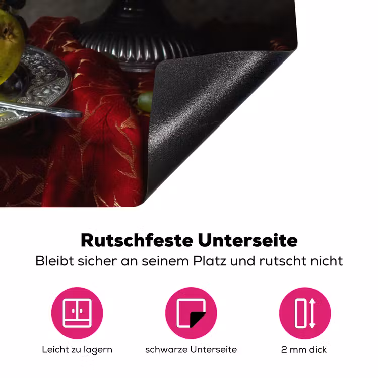 Gedekte Tafel van Overdaad Inductie beschermer vinyl 3mm klein -zzzzzzz-lf-onderkant