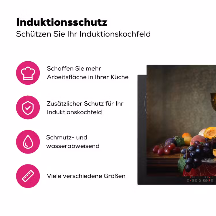 Gedekte Tafel van Overdaad Inductie beschermer vinyl 3mm klein -zzzzzzz-lf-ups