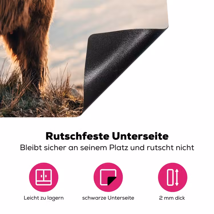 Hooglandse Sereniteit Inductie beschermer vinyl 3mm klein -zzzzzzz-lf-onderkant