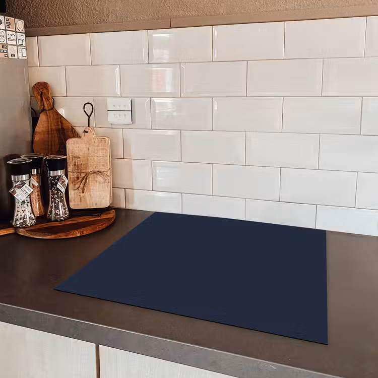Geldersblauw - Blauw - Klassiek Inductie beschermer vinyl 3mm middel 274 -sfeer3