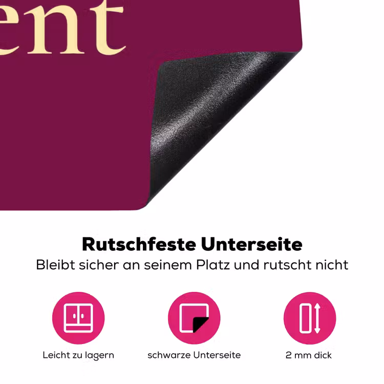 Cherish every moment - Cocktailglas - Bordeaux Inductie beschermer vinyl 3mm klein -zzzzzzz-lf-onderkant