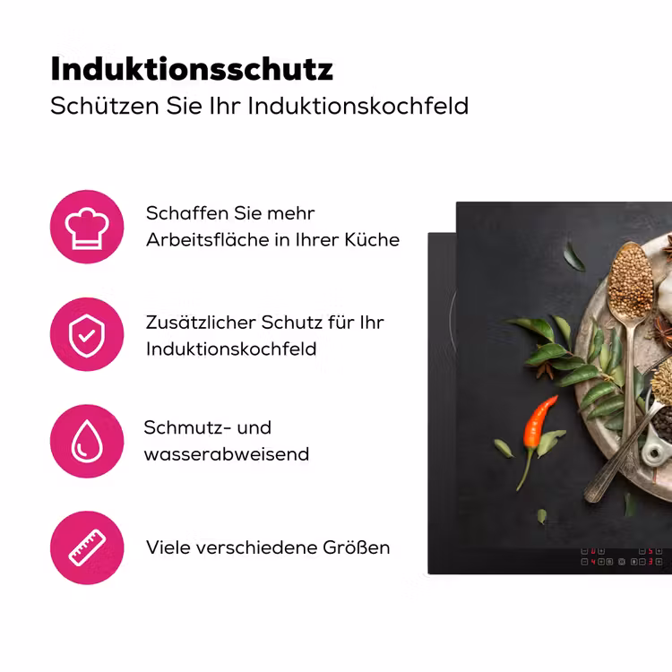 Smakenpalet Inductie beschermer vinyl 3mm klein -zzzzzzz-lf-ups
