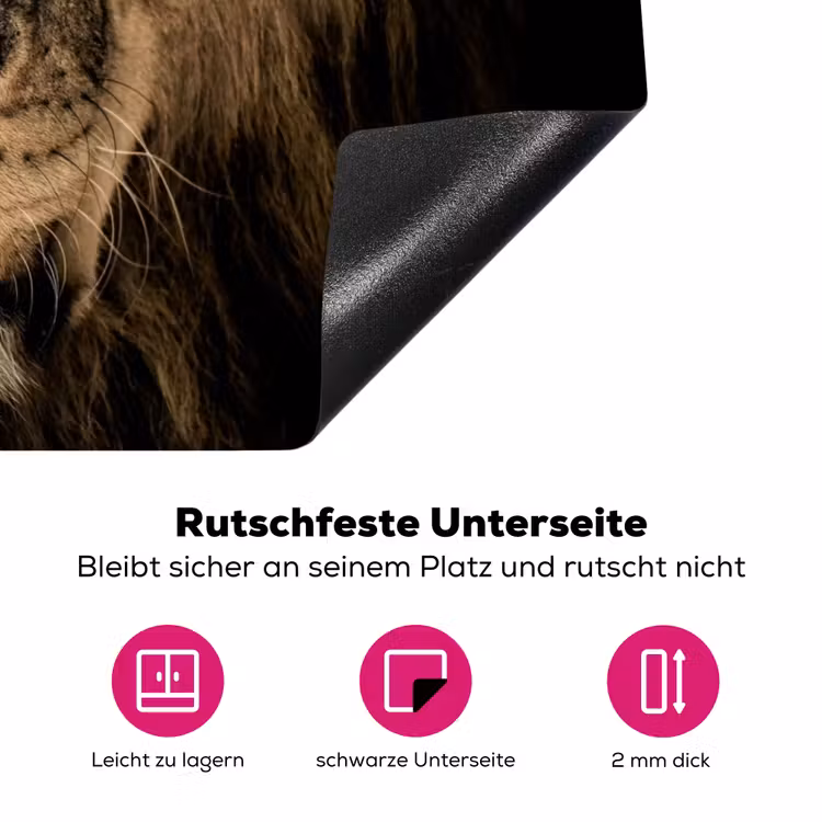 Gezicht van de Koninklijke Duisternis Inductie beschermer vinyl 3mm klein -zzzzzzz-lf-onderkant