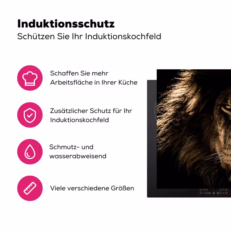 Gezicht van de Koninklijke Duisternis Inductie beschermer vinyl 3mm klein -zzzzzzz-lf-ups