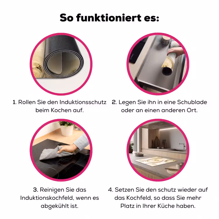 Drank - Glazen - Feest - Goud Inductie beschermer vinyl 3mm middel -zzzzzzz-lf-werking