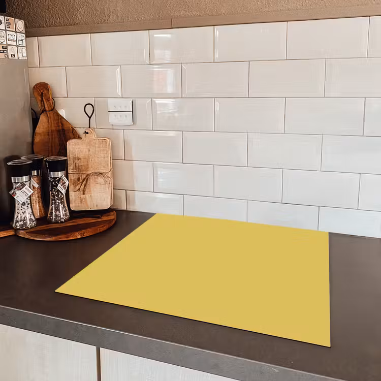 Golden - Victory - Geel Inductie beschermer vinyl 3mm middel 274 -sfeer3