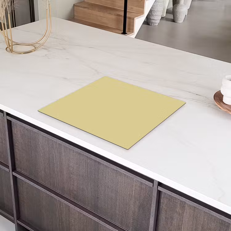 Golden - Clover - Geel Inductie beschermer vinyl 3mm middel 274 -sfeer8